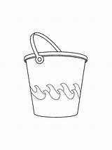 Bucket Coloring Page Free Printable  Nation sketch template