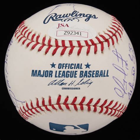 Cubs Hall of Famers & Stars OML Baseball Signed by (13) with Ernie ...