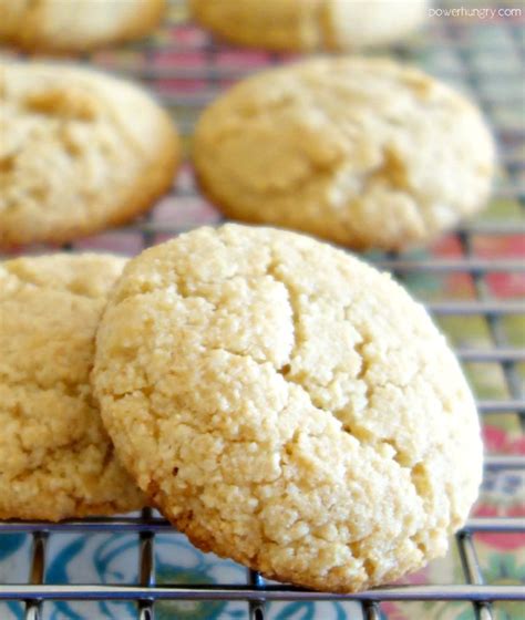 3-Ingredient Almond Flour Cookies {V, GF, oil-free) | powerhungry® | Almond flour recipes ...