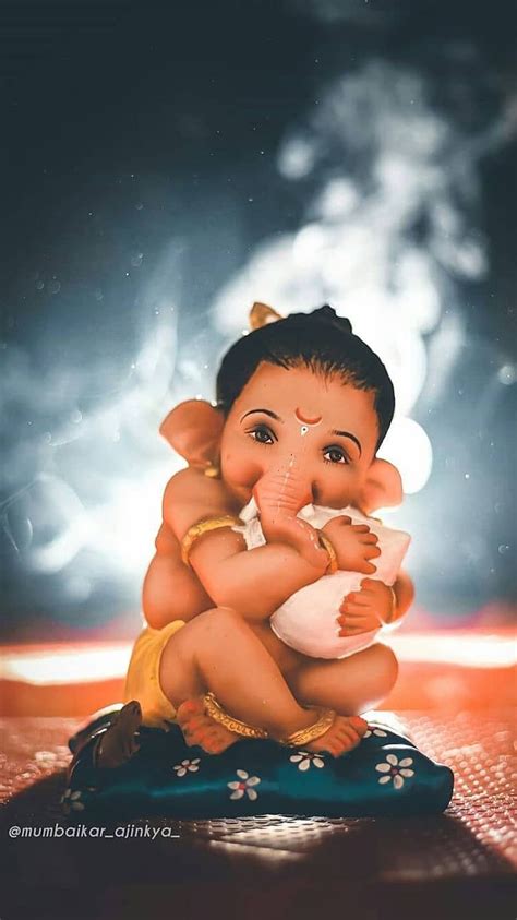 Ganapathi Cute, ganapathi, cute, devotional, bhakti, bappa, HD phone wallpaper | Peakpx