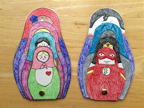 Kathy's AngelNik Designs & Art Project Ideas: Russian Matryoshka Art Lesson | Nesting dolls art ...