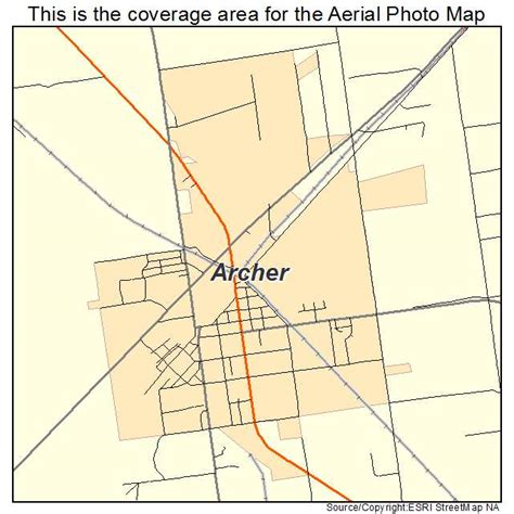 Aerial Photography Map of Archer, FL Florida