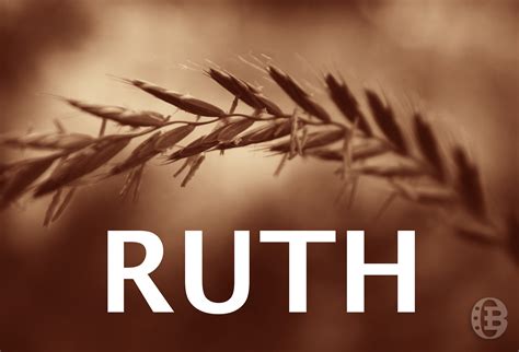 Ruth: redemption and hope for a family and a nation | Overview Bible