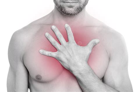 Chest pain stock image. Image of black, caucasian, heart - 35947709