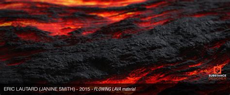 ArtStation - Animated Flowing Lava / Substance Designer