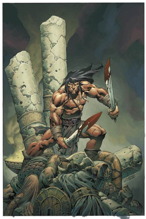 Conan Barbarian Illustration | Conan the barbarian comic, Conan the barbarian, Barbarian