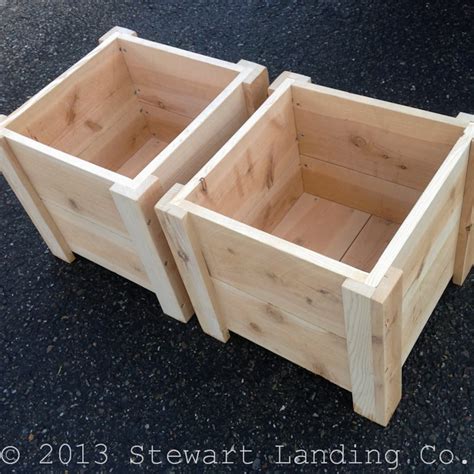 BUILD YOUR OWN Cedar Planter Box for Your Organic Garden Step by Step ...