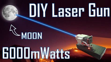 Diy 6000mWatts Laser Gun with OPT Lasers module | MakeMan - YouTube