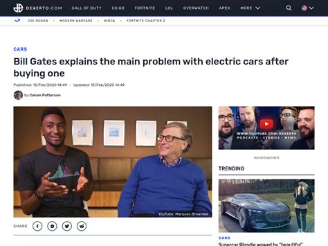 Bill Gates explains the main problem with electric cars after buying one