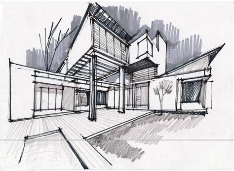 Architecture Sketch People at PaintingValley.com | Explore collection ...