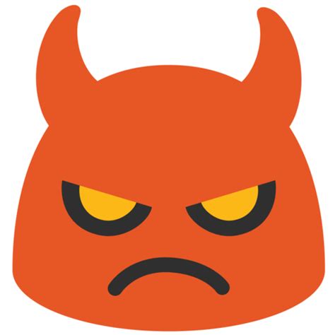 Angry Devil Face