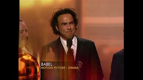 Babel Wins Best Motion Picture Drama - Golden Globes 2007 - YouTube