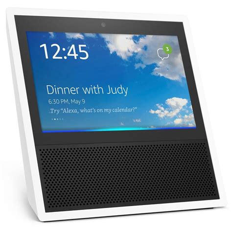 Amazon Echo Show Alexa-enabled Bluetooth Speaker with 7 Screen - White ...