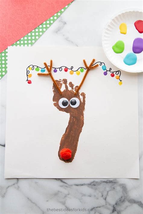 Reindeer Footprint - The Best Ideas for Kids