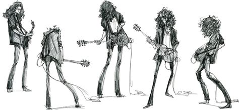 Rock Band Drawings at PaintingValley.com | Explore collection of Rock ...