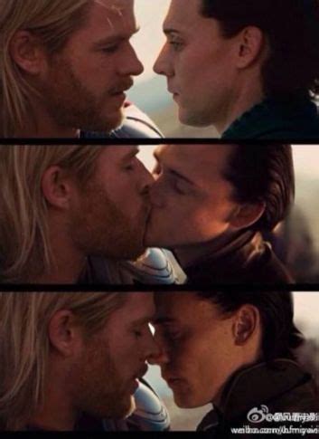 Thor and Loki!!! Kissing!!! OMG!!! | Thorki, Thor x loki, Loki