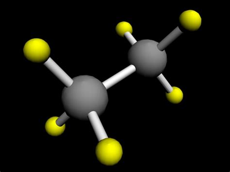 3d molecule ethane