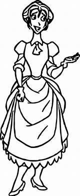 Standing Jane Coloring Pages  Free Printable coloring sketch template