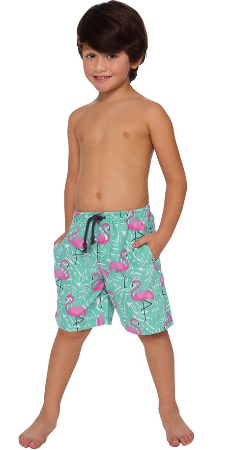 INGEAR Little Boys Quick Dry Beach Board Shorts Kids Swim Trunk ...