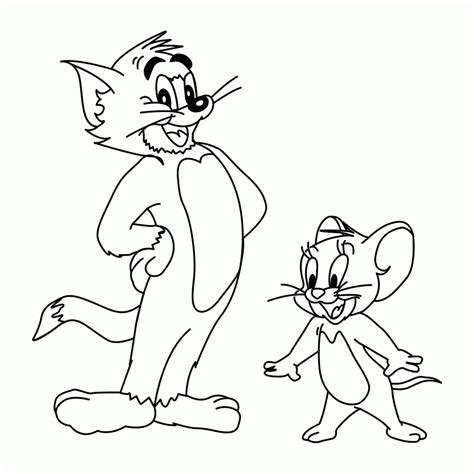 Free Printable Tom And Jerry Coloring Pages For Kids | Cartoon coloring pages, Coloring pages ...