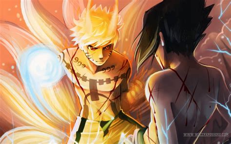 Wallpapers Naruto Shippuden Bijuu Mode Vs Sasuke - Wallpaper Cave