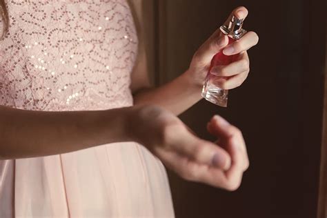 beautiful, young, woman, bottle, perfume, home, closeup, human hand, CC0, public domain, royalty ...
