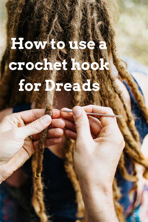 Dreadlock Maintenance - How to use a Crochet Hook | Crochet dreadlocks, Crochet hooks, Dreads