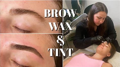 BROW WAX & TINT | How To Achieve Thicker Brows | Step by Step | Licensed Esthetician - YouTube