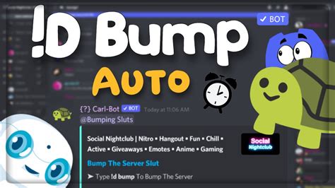 How to set Auto Bump Messages to Grow Your Discord Server Fast! Carl ...