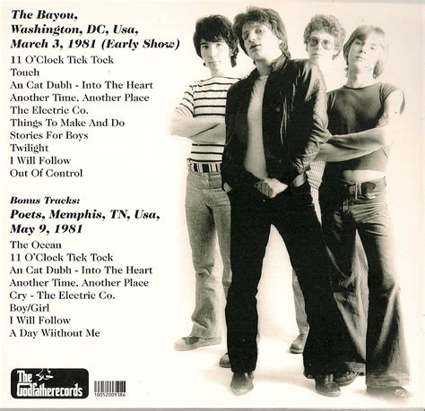 U2 Bootlegs & Rarities: U2 - Boy Tour - 1981-03-03 - Washington - Bayou Club Born On The Bayou