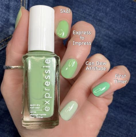 Essie Expressie Comparisons - Part 2 - Livwithbiv | Essie nail polish colors, Essie nail colors ...