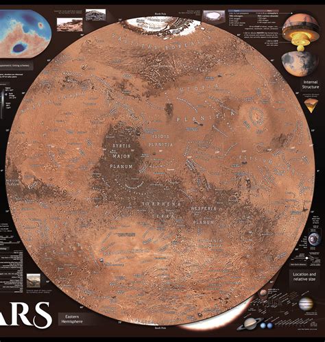 Map of Mars - Pablo Carlos Budassi