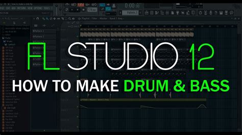 How to Make a Drum and Bass | FL Studio 12 - YouTube