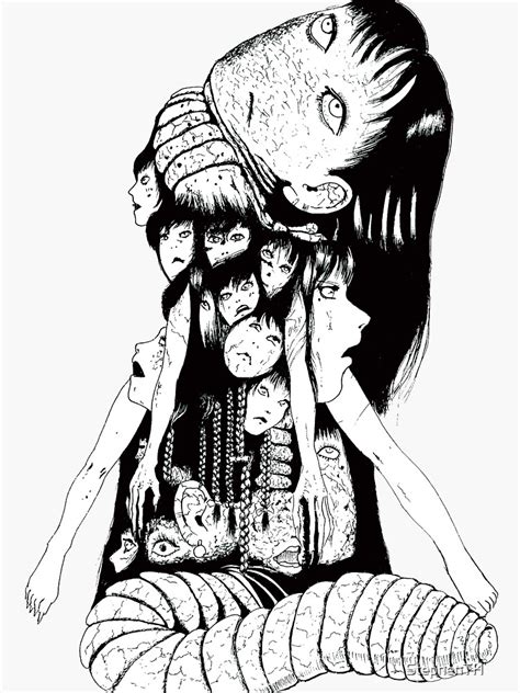 "Tomie" Sticker for Sale by StephenTH | Redbubble