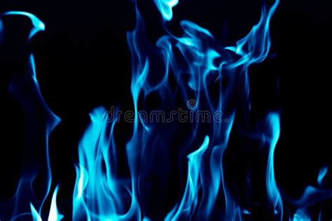 Blue Flames on a Black Background Stock Image - Image of glowing, design: 101924379