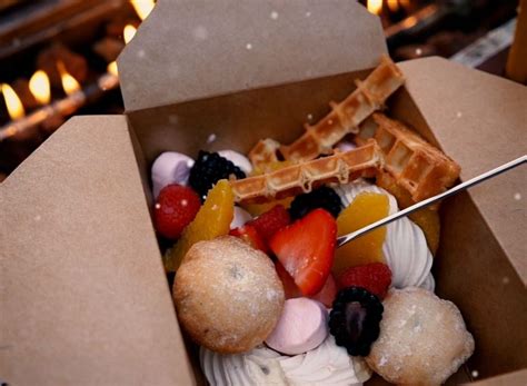 Tuck Into Fondue And S'mores At The Cosy Brel Christmas Chalet