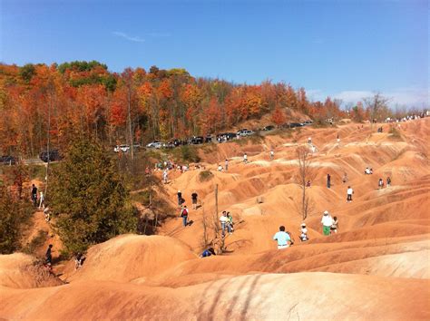 Cheltenham Badlands Trail, in Ontario | Cheltenham badlands, Badlands ...