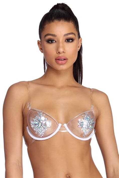 In The Clear PVC Bra