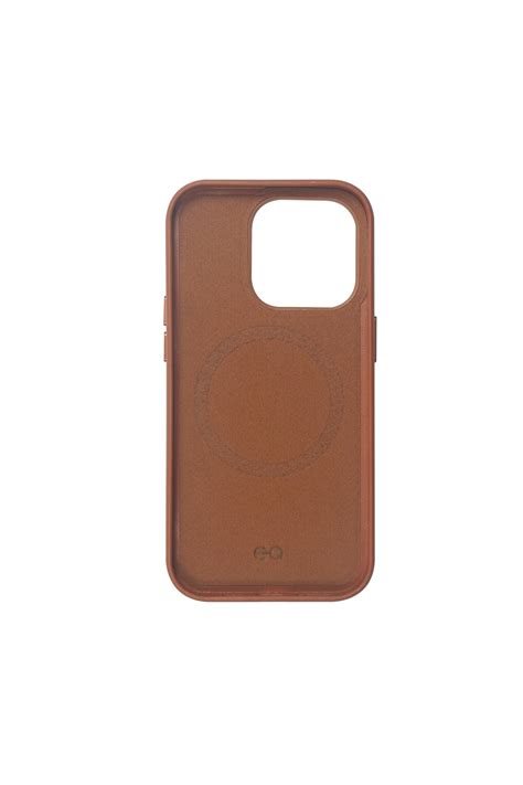 EQ MagSafe Leather Case for iPhone 14 Pro - Brown Price in Kuwait - Xcite