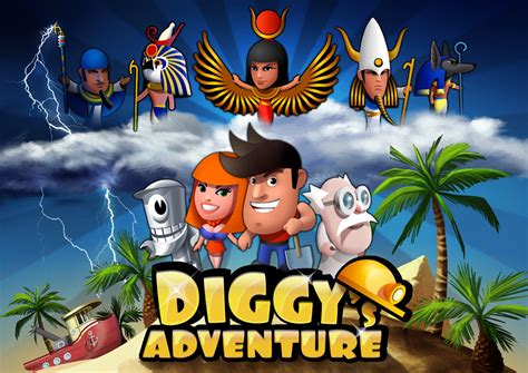 Pixelfederation presents - Diggy's Adventure. An exciting casual game, taking place in ...