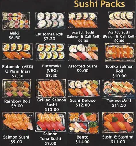 Hoshi Sushi Menu, Menu for Hoshi Sushi, Dandenong, Melbourne ...