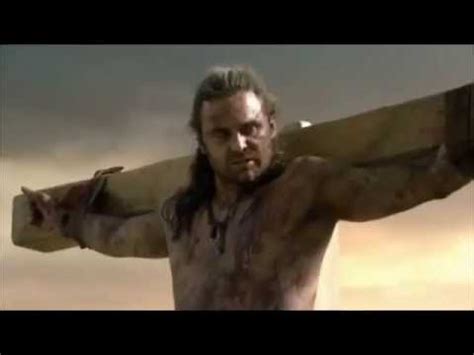 gannicus death , gannicus crucified - YouTube