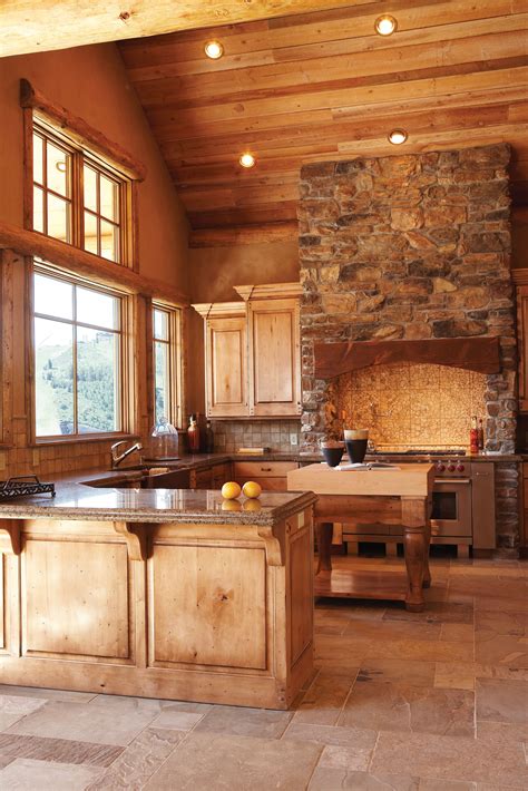 Awasome Rustic Cabin Kitchen Backsplash Ideas