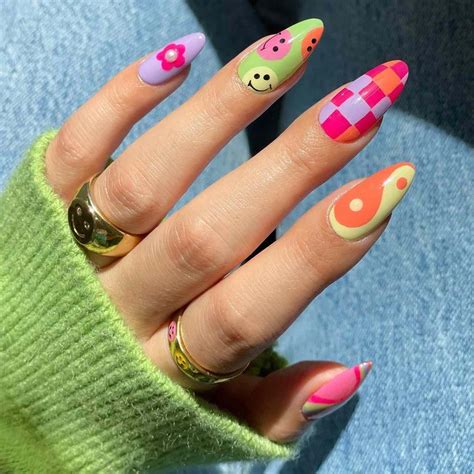 41 Checkerboard Nail Ideas You'll Want to Copy Stat