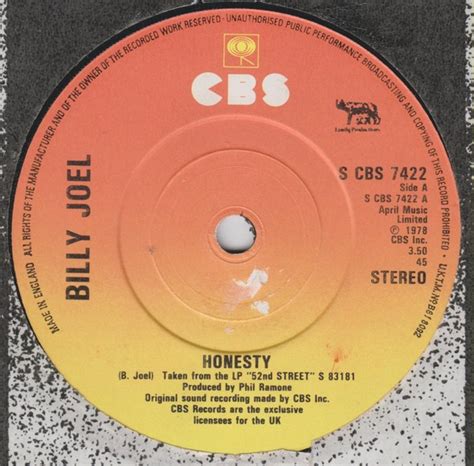 Billy Joel - Honesty | Releases | Discogs