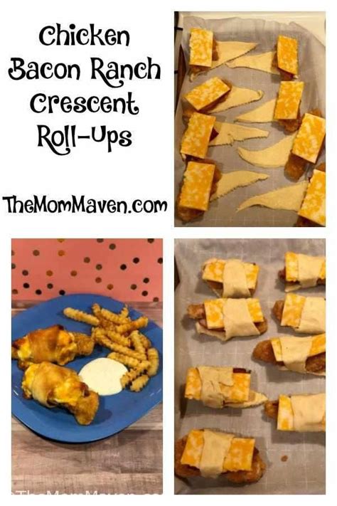 Chicken Bacon Ranch Crescent Roll-Ups - The Mom Maven | Recipe ...