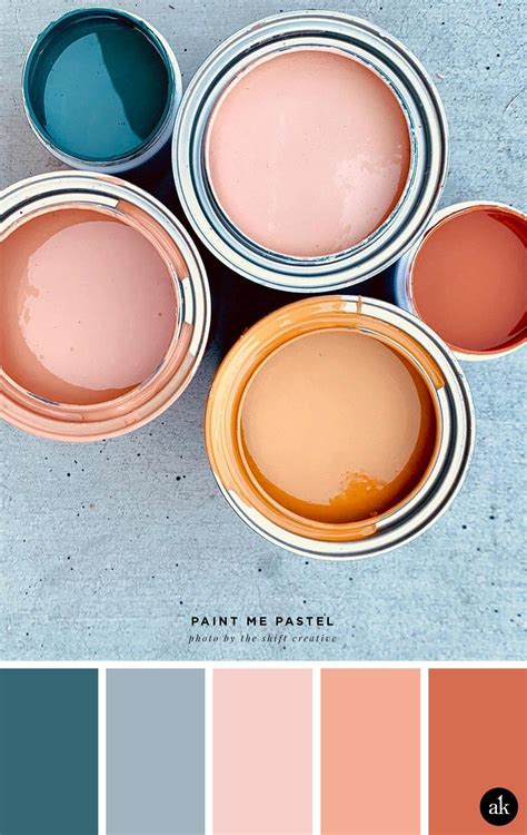 a pastel-paint-inspired color palette — Akula Kreative | modern brands ...