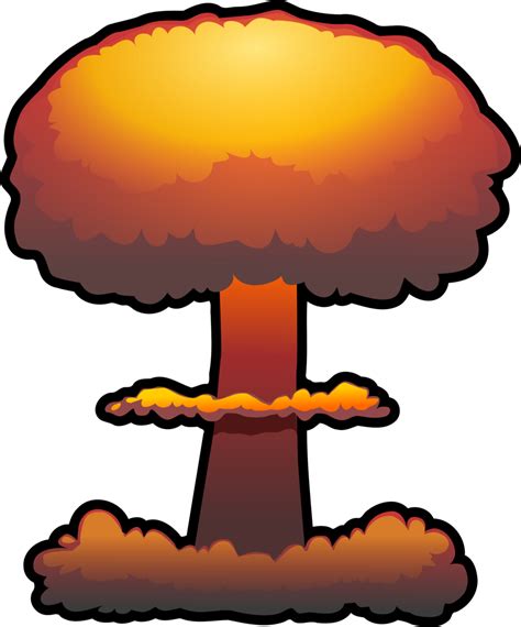 Public Domain Clip Art Image | nuclear explosion | ID: 13925340617496 ...