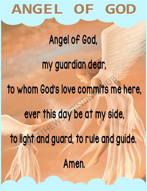 Laminated Learning Materials - ANGEL OF GOD PRAYER -8r Size | Lazada PH