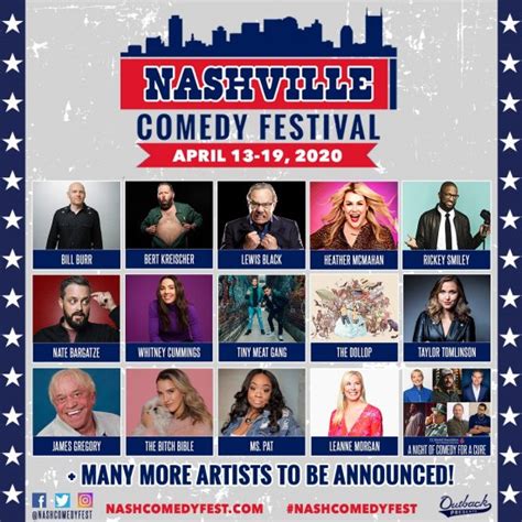 Nashville Comedy Festival Announces 2020 Lineup | Absolute Publicity